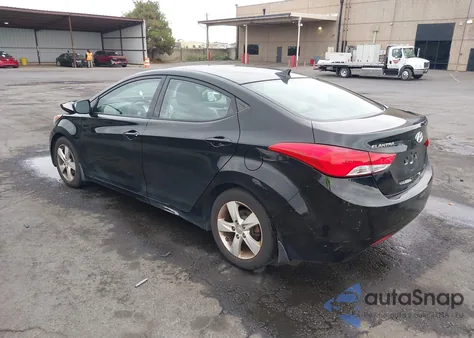 2013 Hyundai Elantra Gls z USA, uszkodzony, nr VIN 5NPDH4AE0DH341659